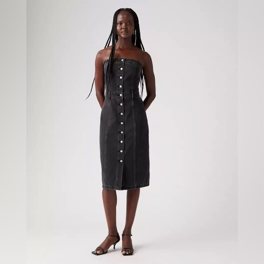 Levi’s Denim Bustier Dress - Picture 9 of 15